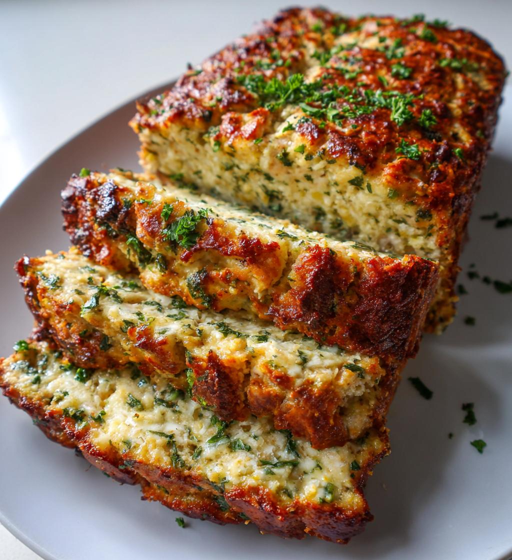 Garlic Parmesan Chicken Meatloaf - detail 1