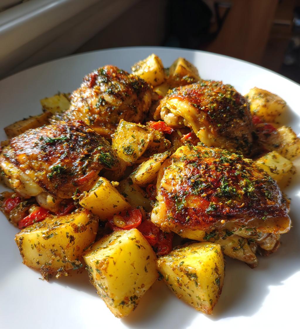 Garlic Parmesan Chicken Potatoes - detail 1