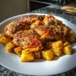 Garlic Parmesan Chicken Potatoes