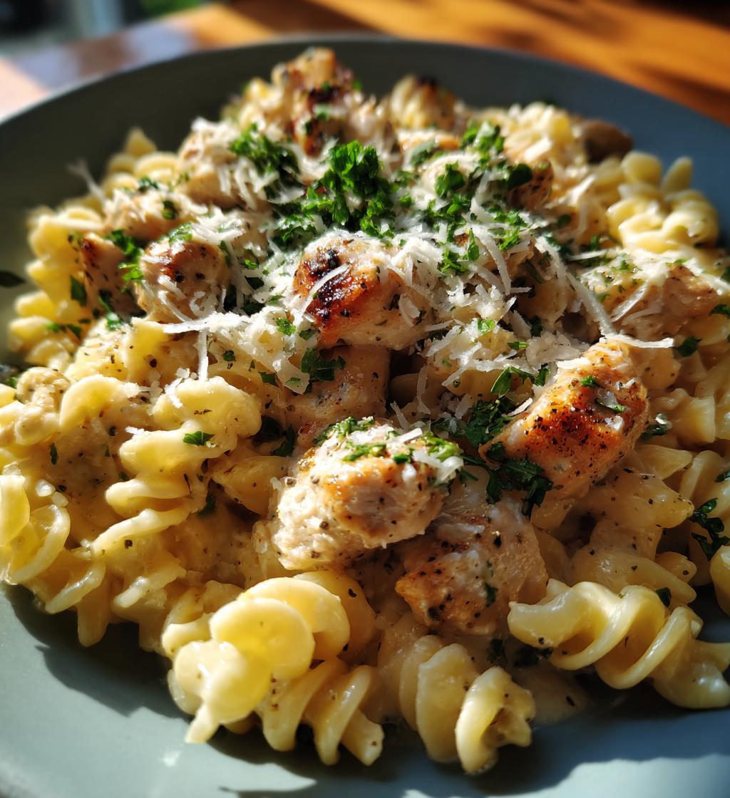 Garlic Parmesan Chicken Rotini