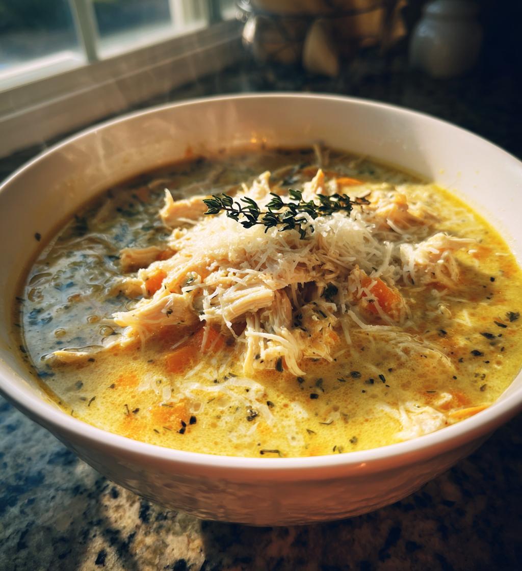 Garlic Parmesan Chicken Soup - detail 1