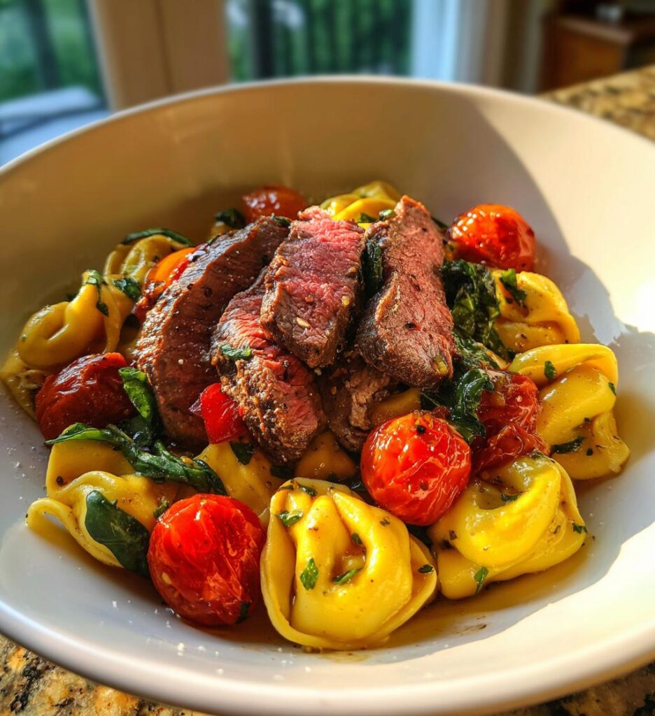 Garlic Steak Tortellini