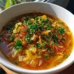 Garlicky Cabbage Soup