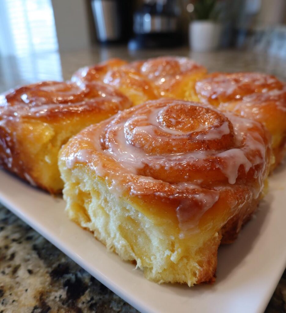 Glazed Orange Sweet Rolls