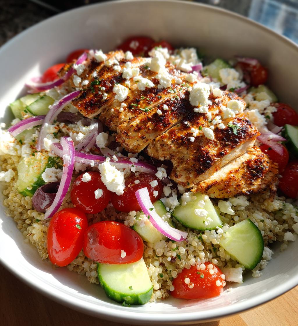Greek Chicken Bowl - detail 1