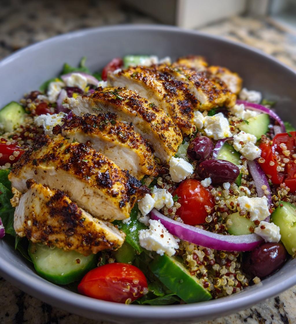 Greek Chicken Bowls - detail 1