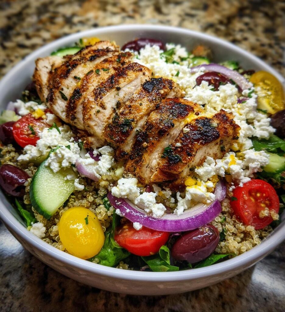 Greek Chicken Bowls