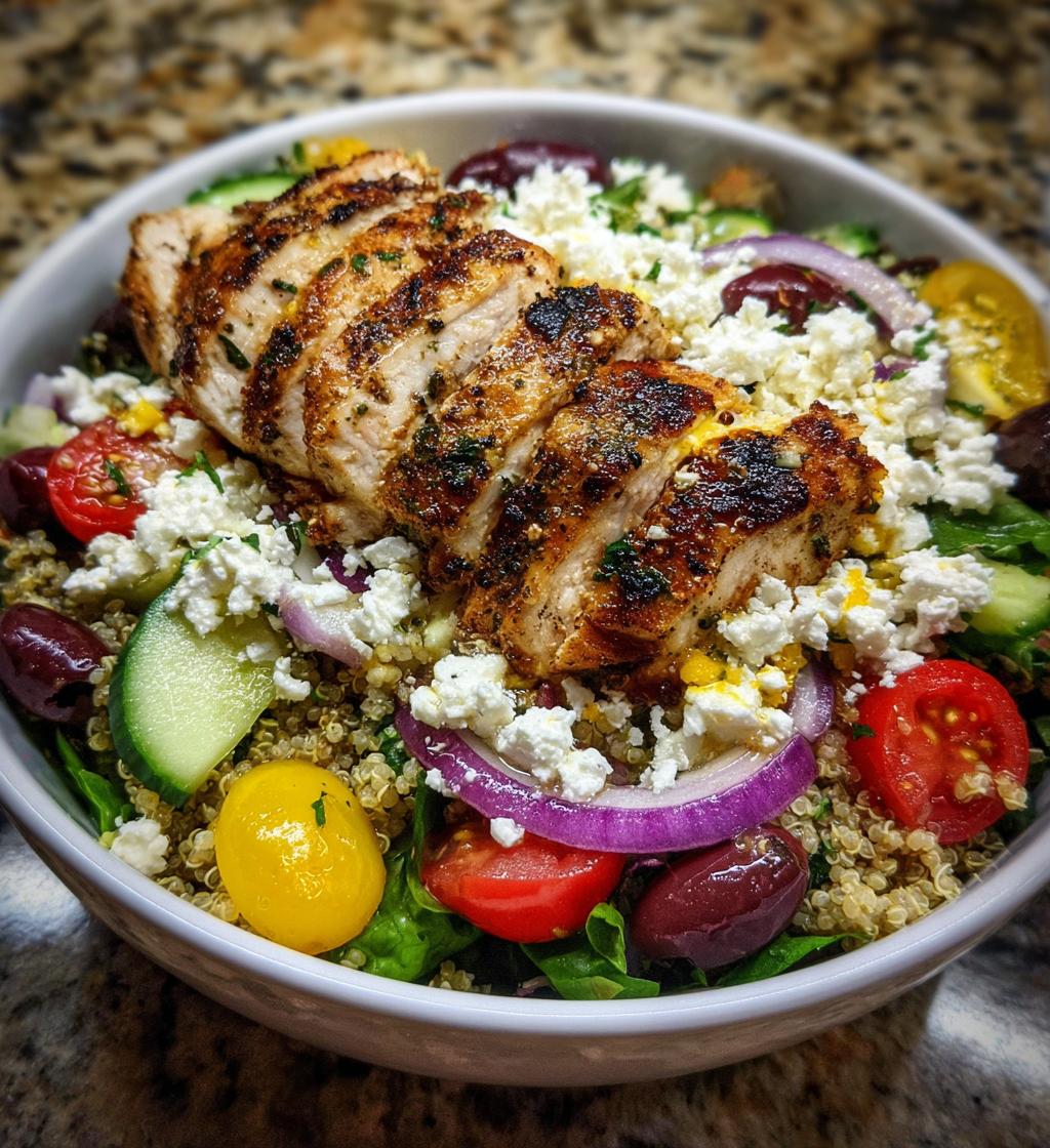 Greek Chicken Bowls