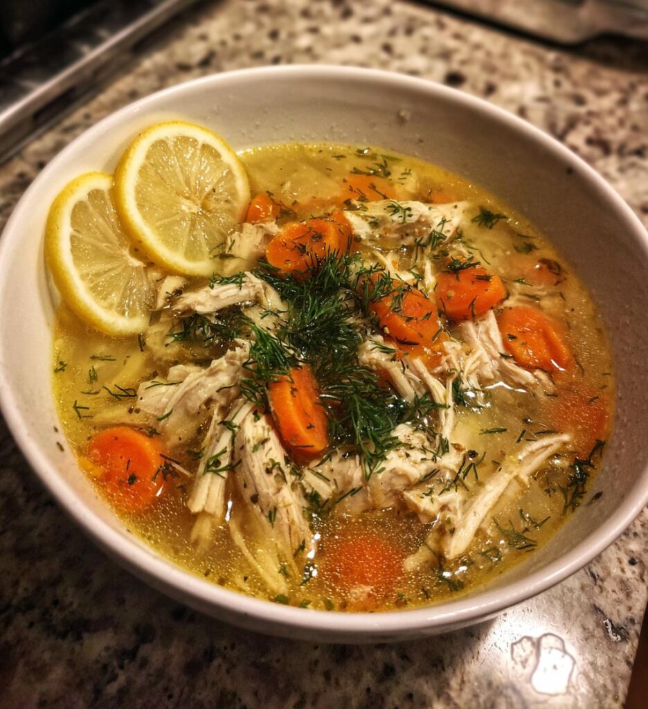 Greek Lemon Chicken Soup