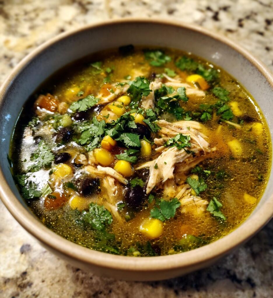 Green Enchiladas Chicken Soup