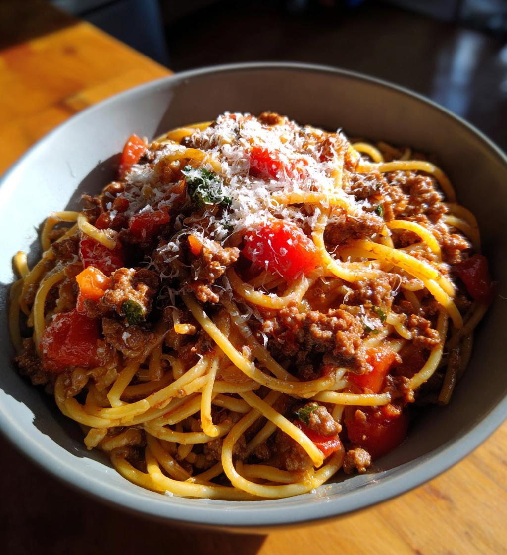 Ground Beef Spaghetti