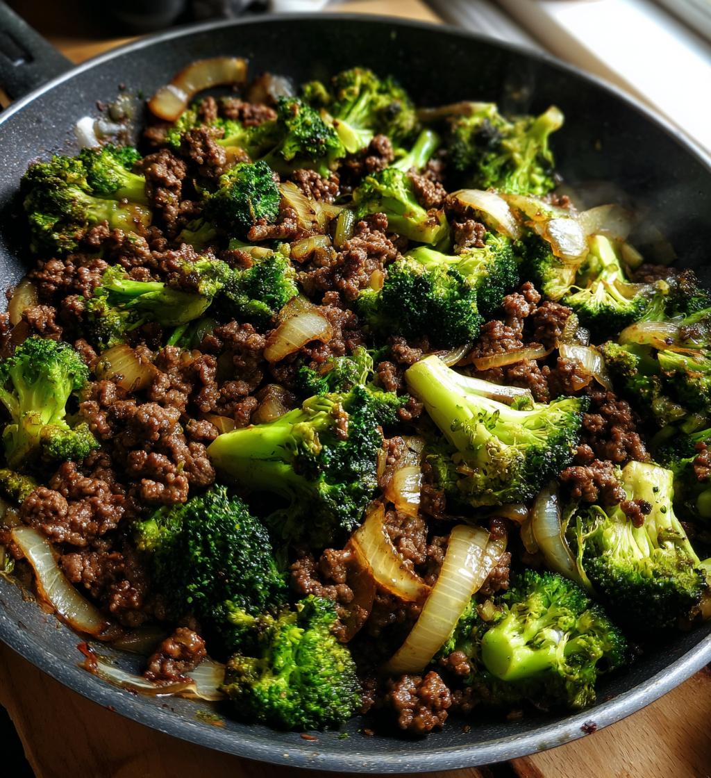 Hamburger Broccoli Skillet - detail 1