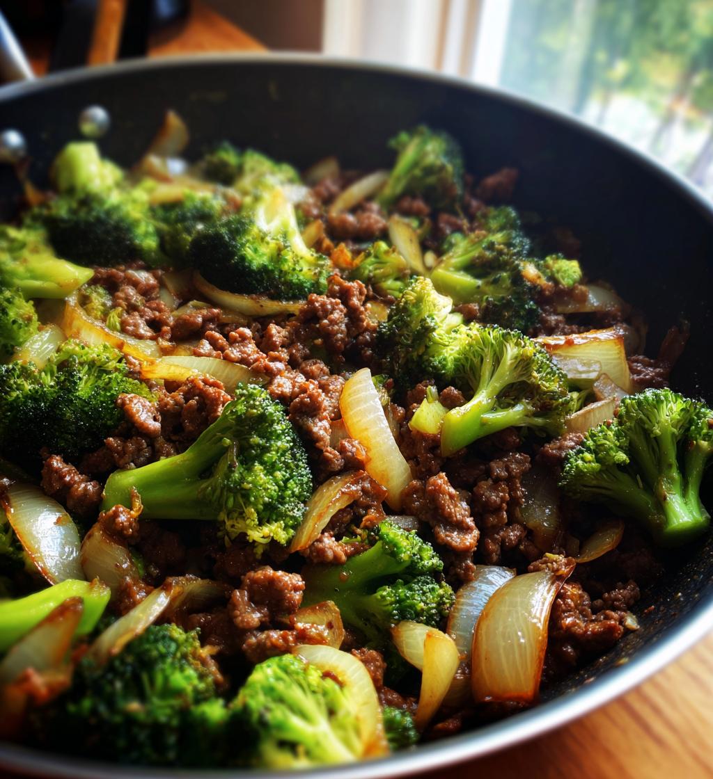 Hamburger Broccoli Skillet