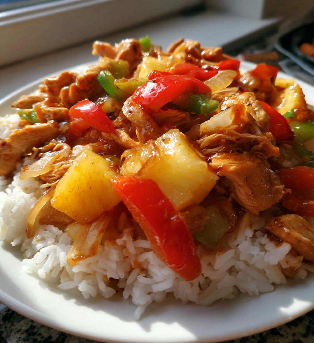 Hawaiian Crockpot Chicken - detail 1