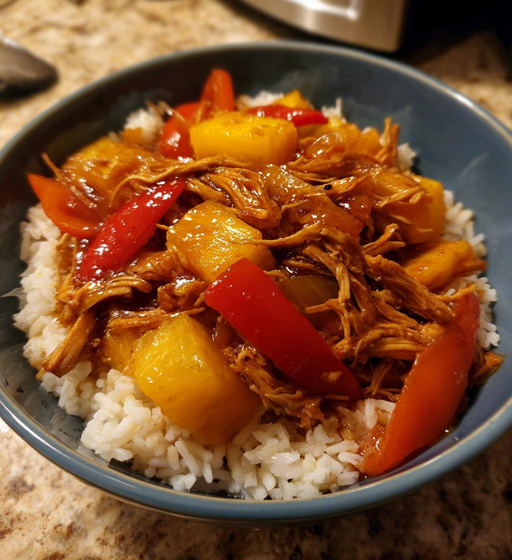 Hawaiian Crockpot Chicken