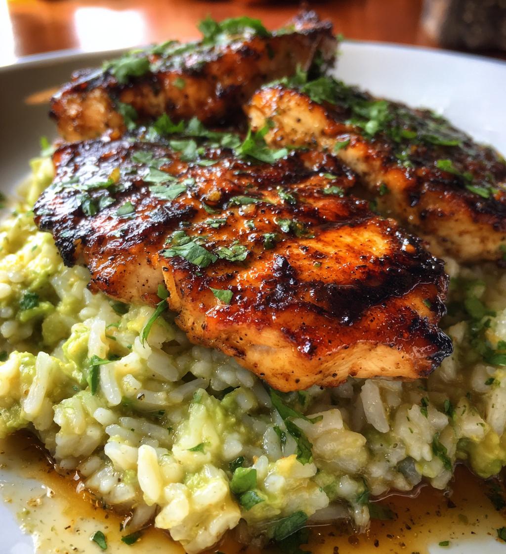 Honey Lime Chicken Avocado Rice - detail 1