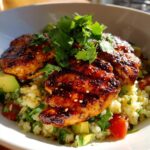 Honey Lime Chicken Avocado Rice