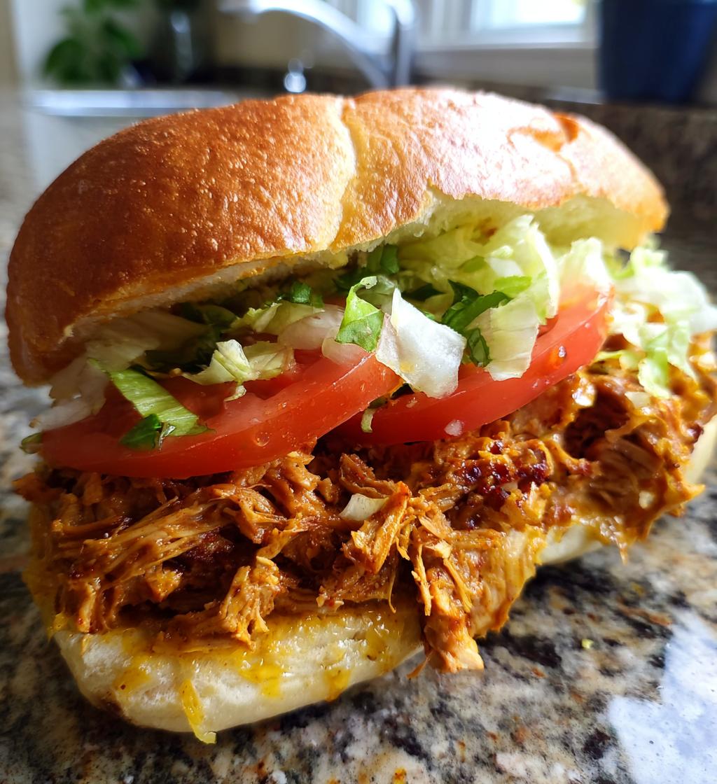 Honey Mustard Shredded Chicken Sandwich - detail 1
