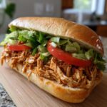 Honey Mustard Shredded Chicken Sandwich