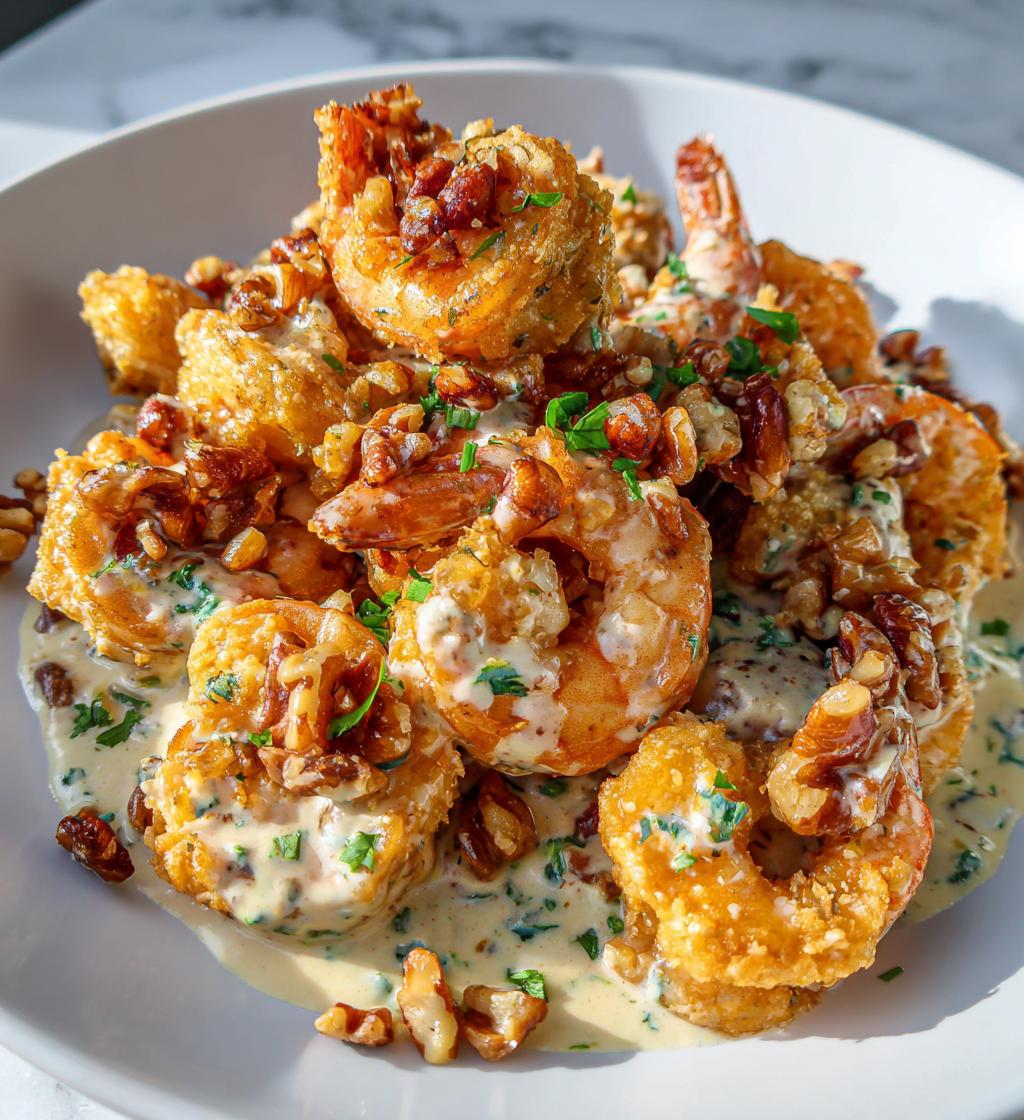 Honey Walnut Shrimp - detail 1