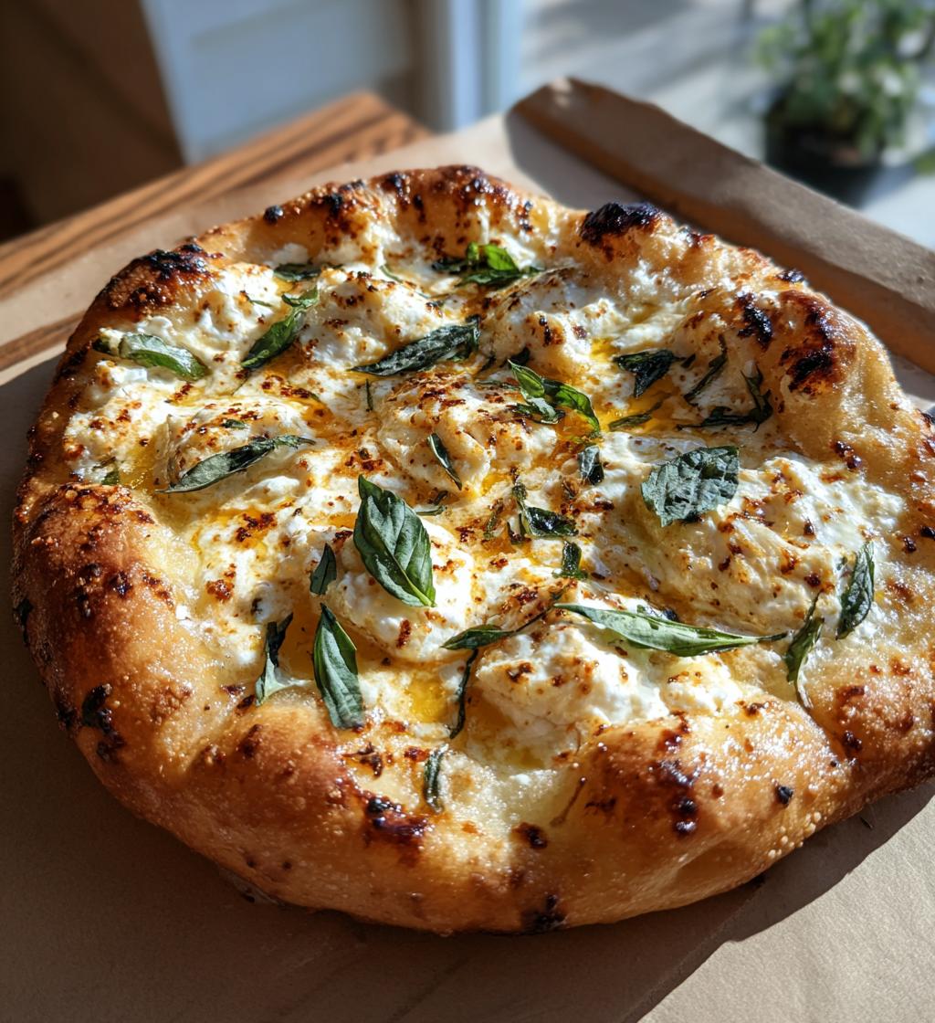 Hot Honey White Pizza - detail 1