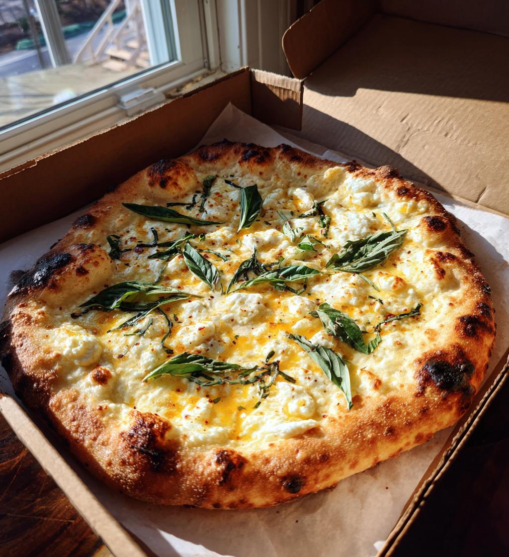 Hot Honey White Pizza