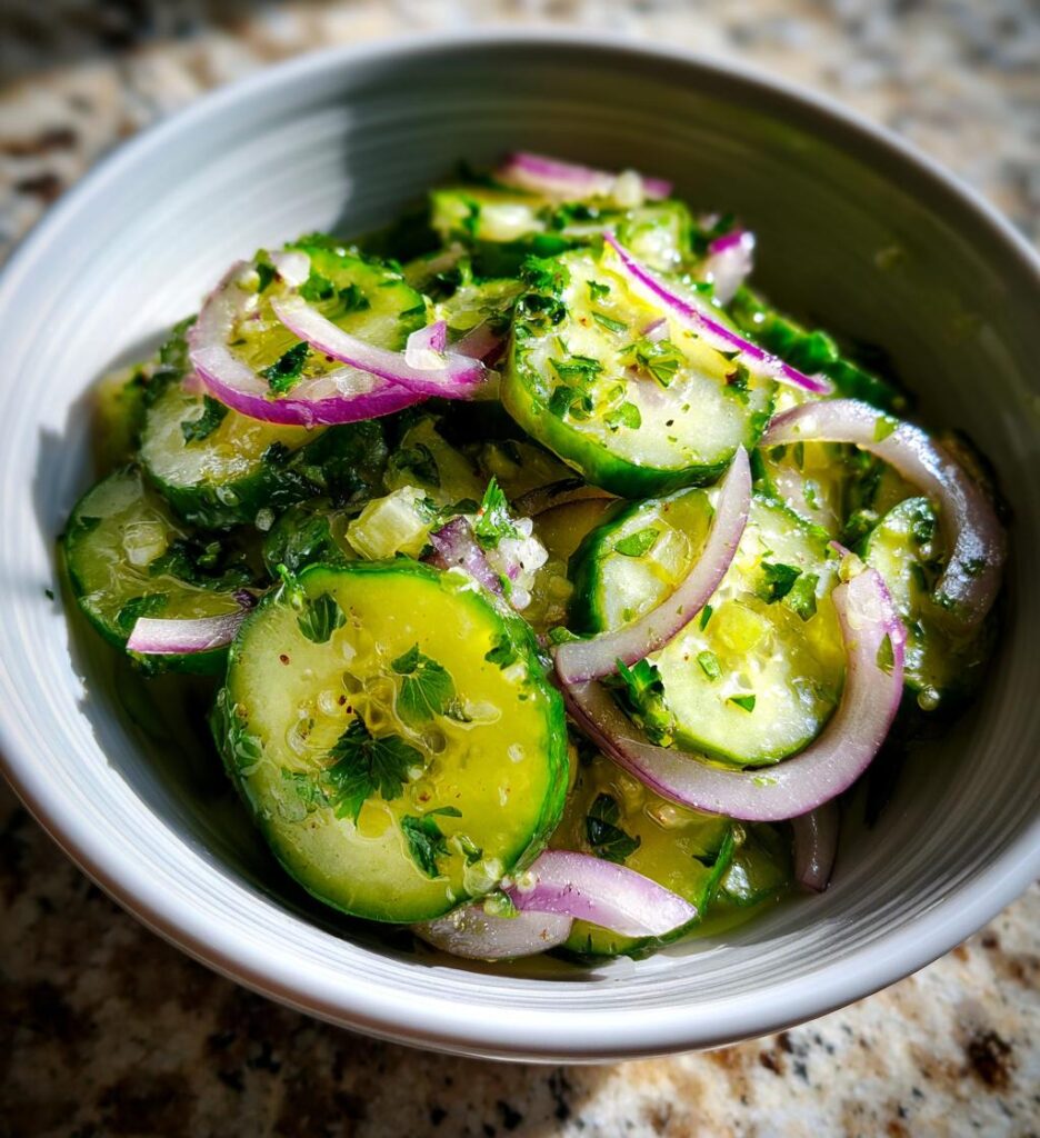 Irish Cucumber Salad