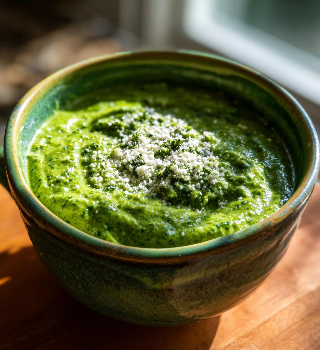 Italian Broccoli Soup - detail 1