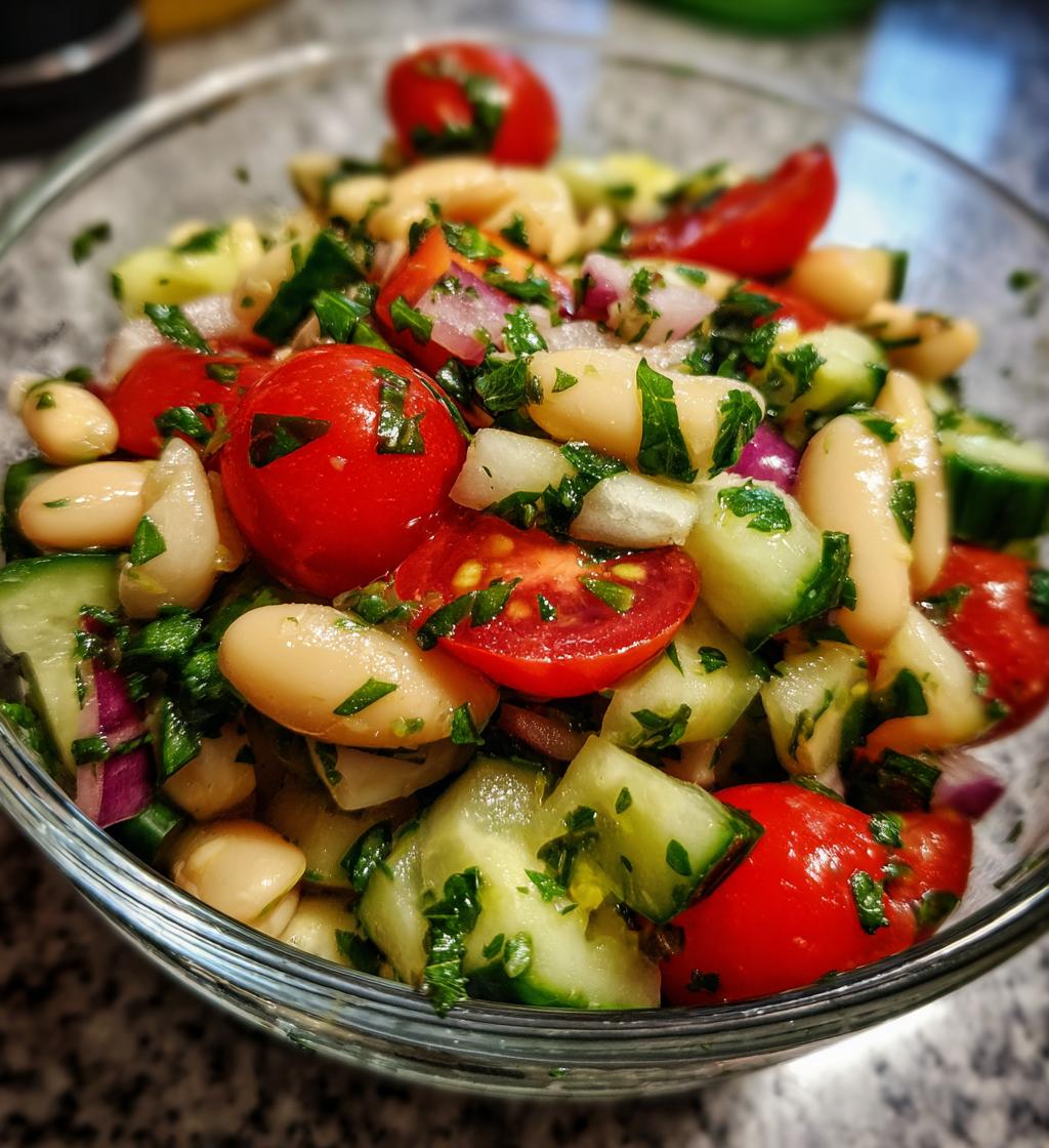 Italian White Bean Salad - detail 1