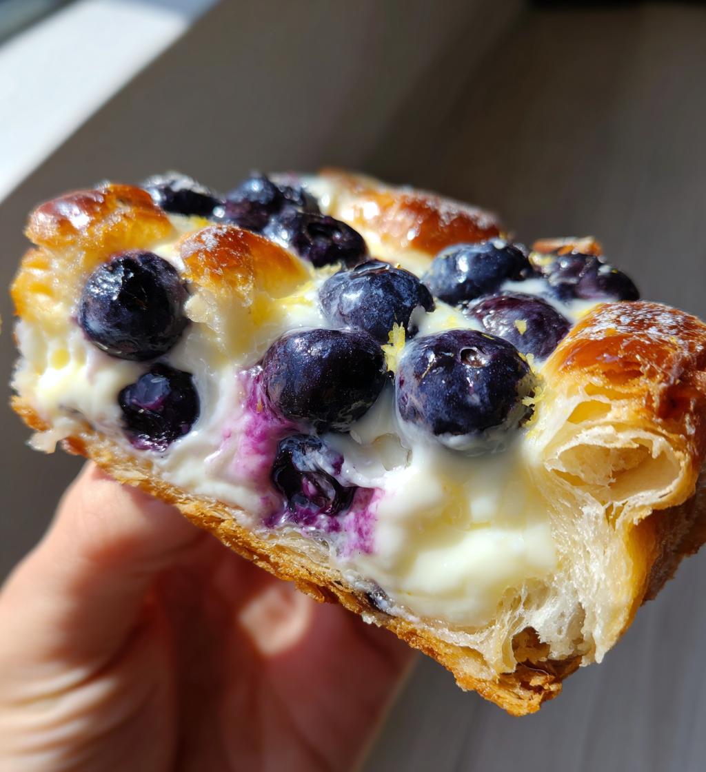 Lemon Blueberry Cream Cheese Danish - detail 1