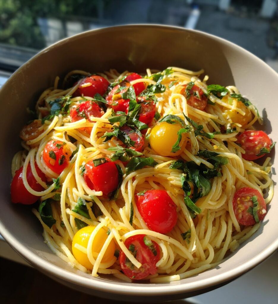 Lemon Capellini Salad