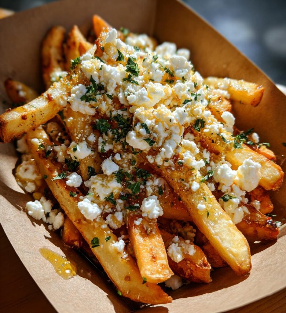 Lemon Feta Fries