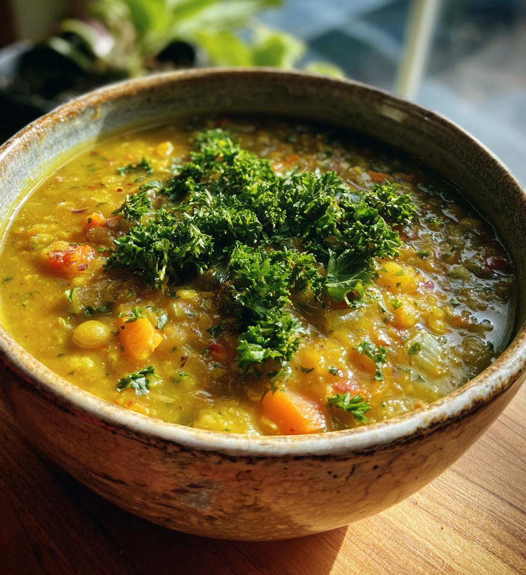 Lemon Lentil Soup - detail 1
