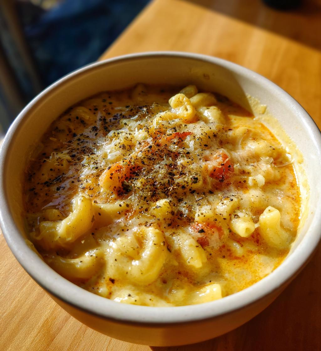Mac and Cheese Soup - detail 1