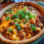 Mac Cheese Burger Soup