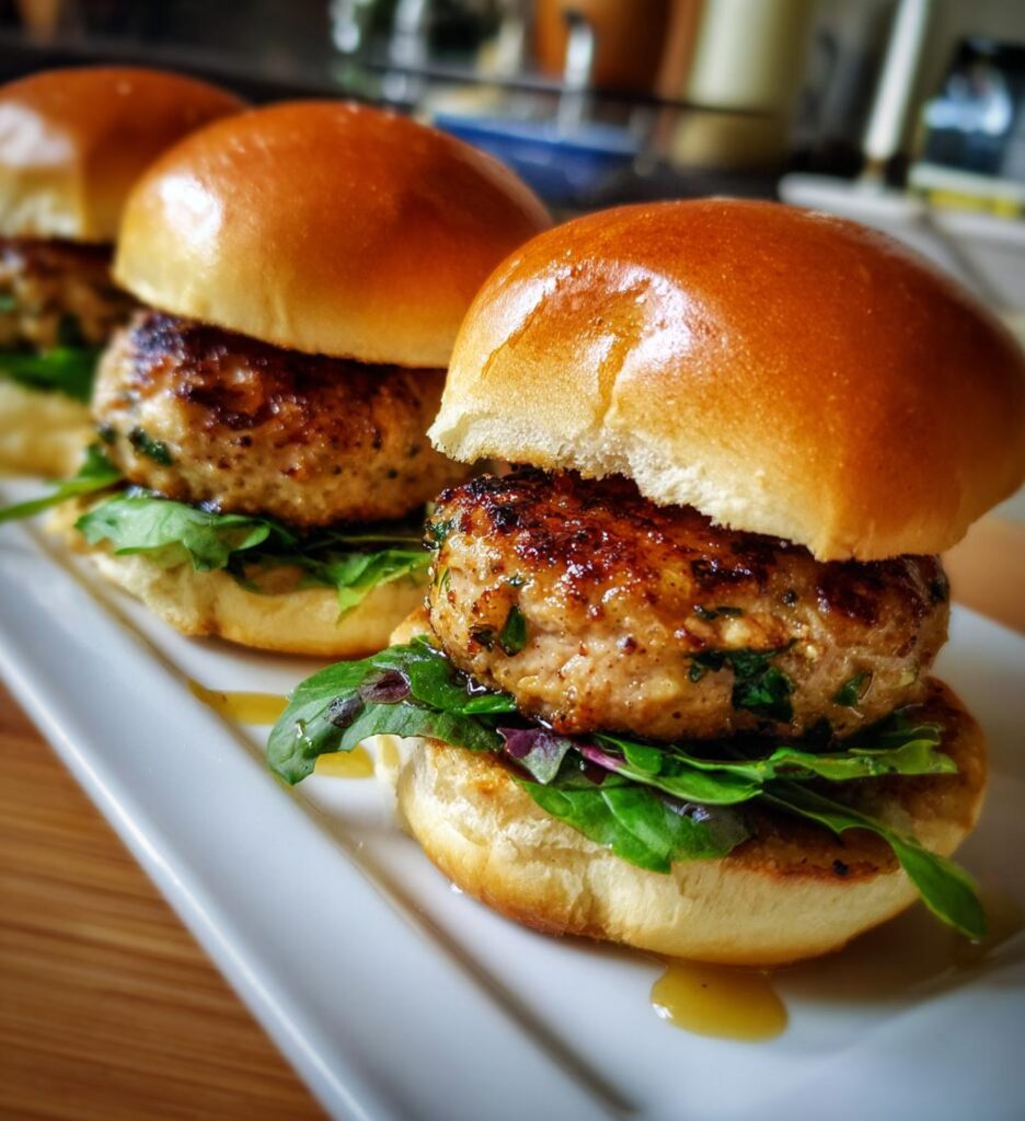 Maple Chicken Sliders
