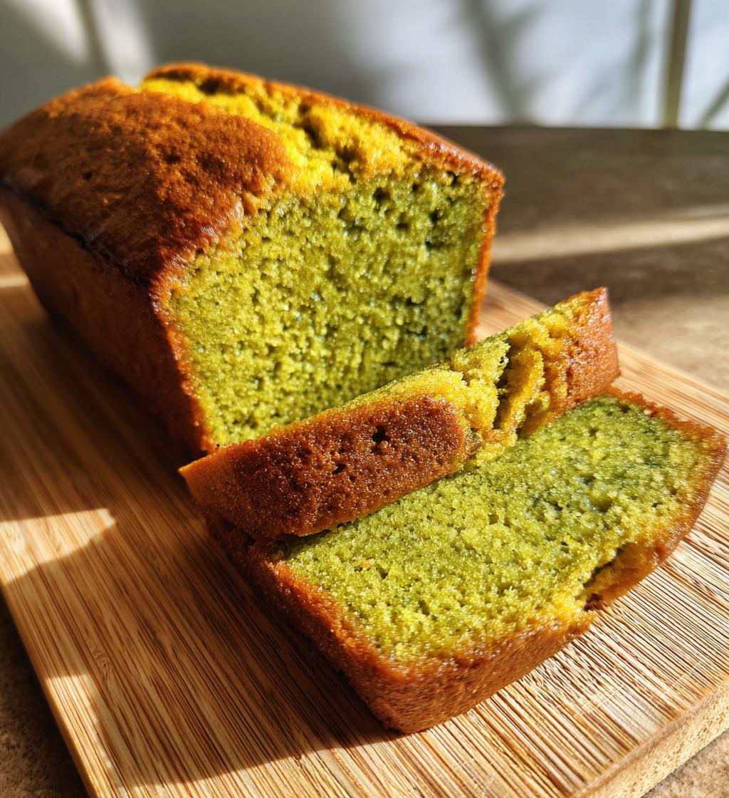 Matcha Pound Cake - detail 1