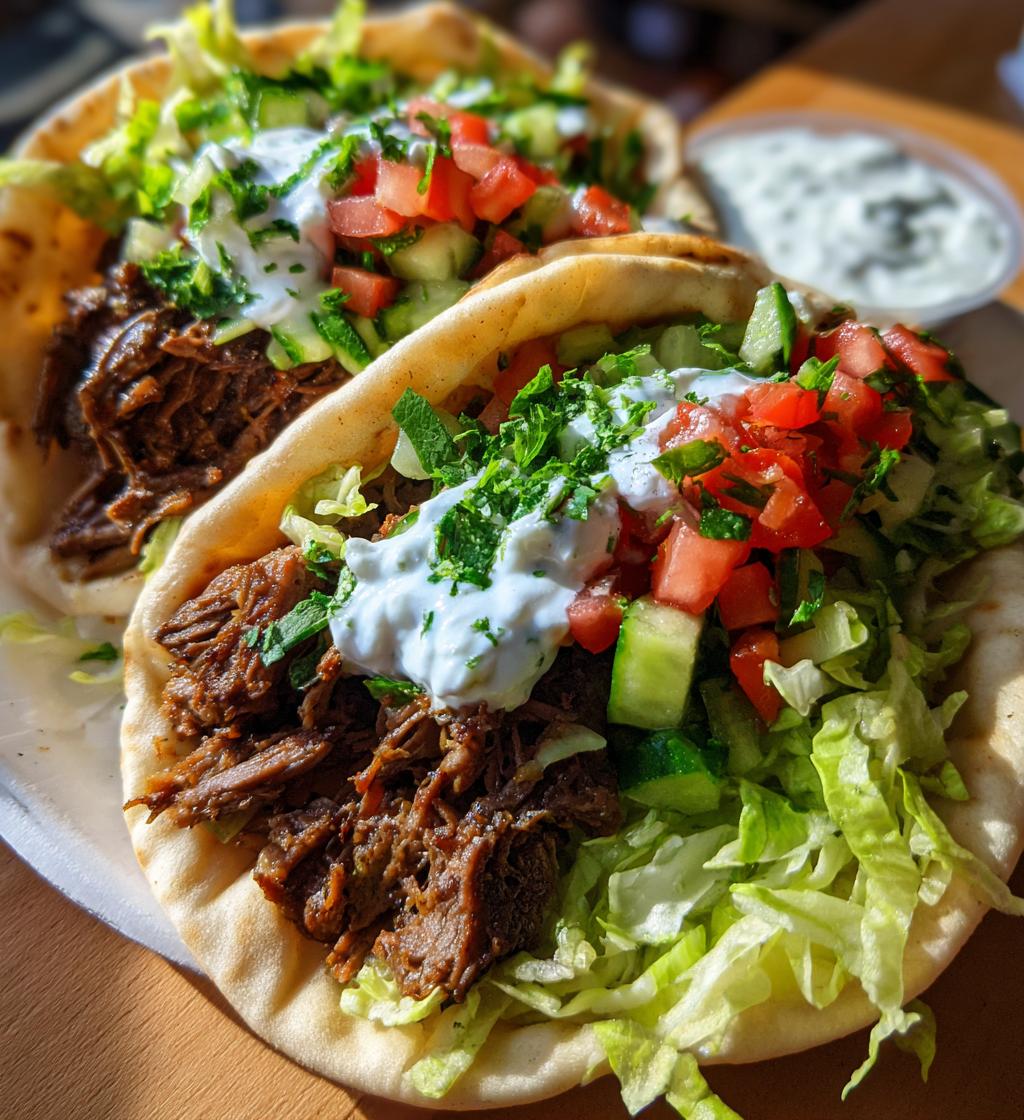 Mediterranean Beef Gyros - detail 1