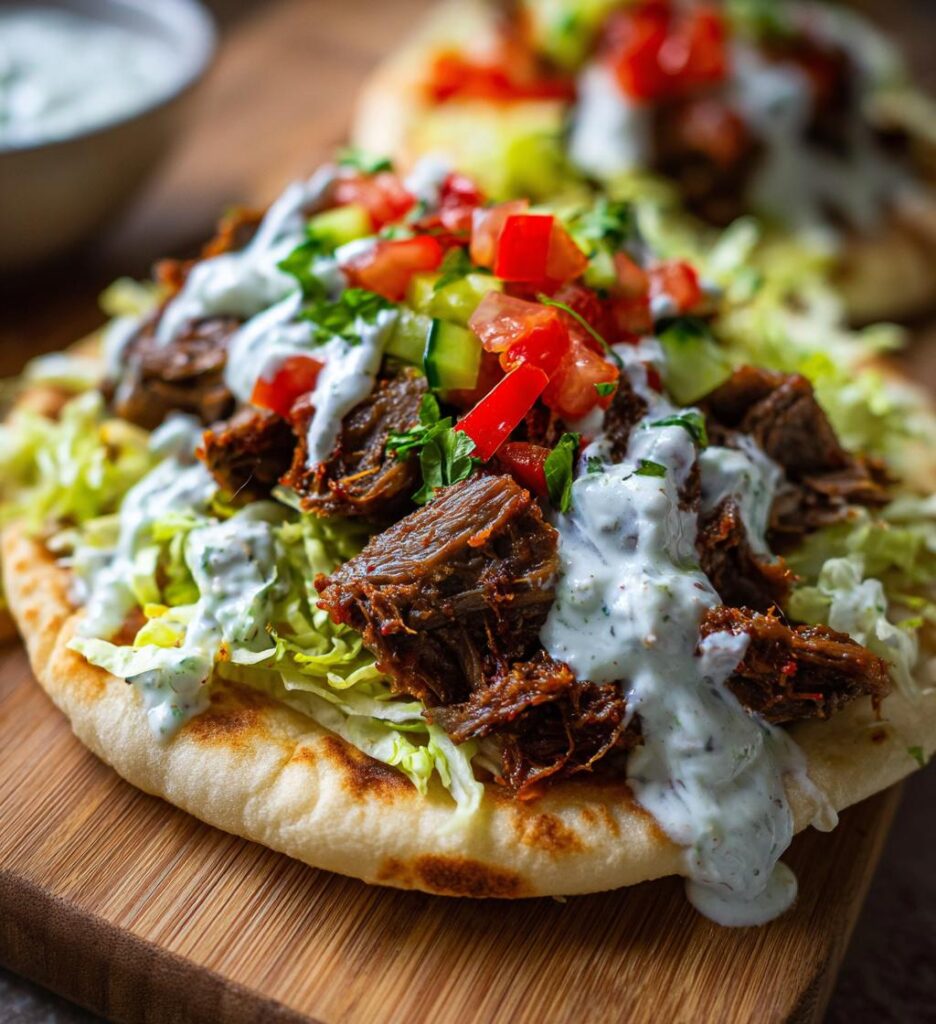 Mediterranean Beef Gyros