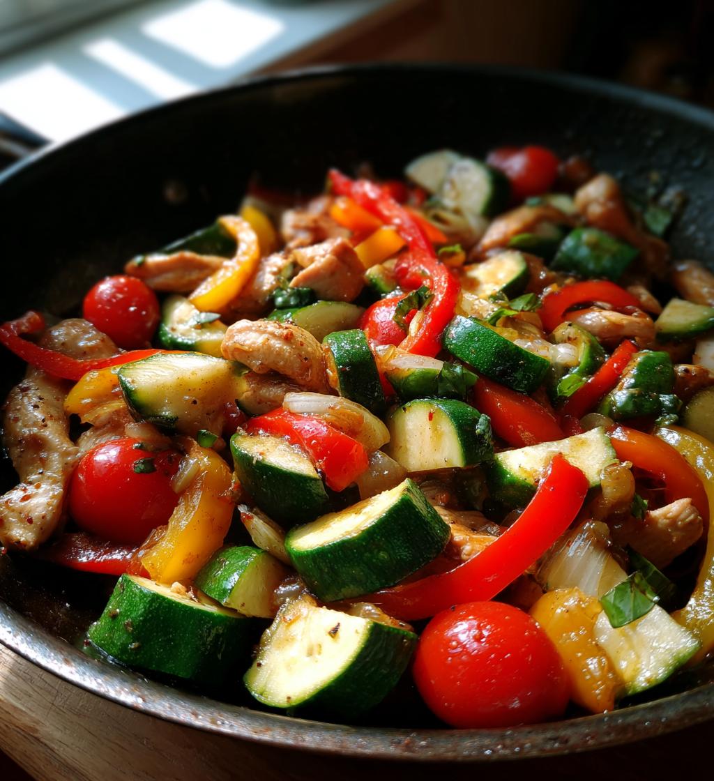 Mediterranean Chicken Stir Fry - detail 1