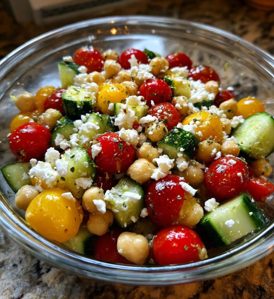 Mediterranean Chickpea Salad