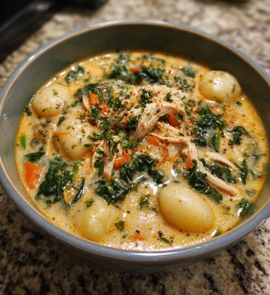 Olive Garden Chicken Gnocchi Soup
