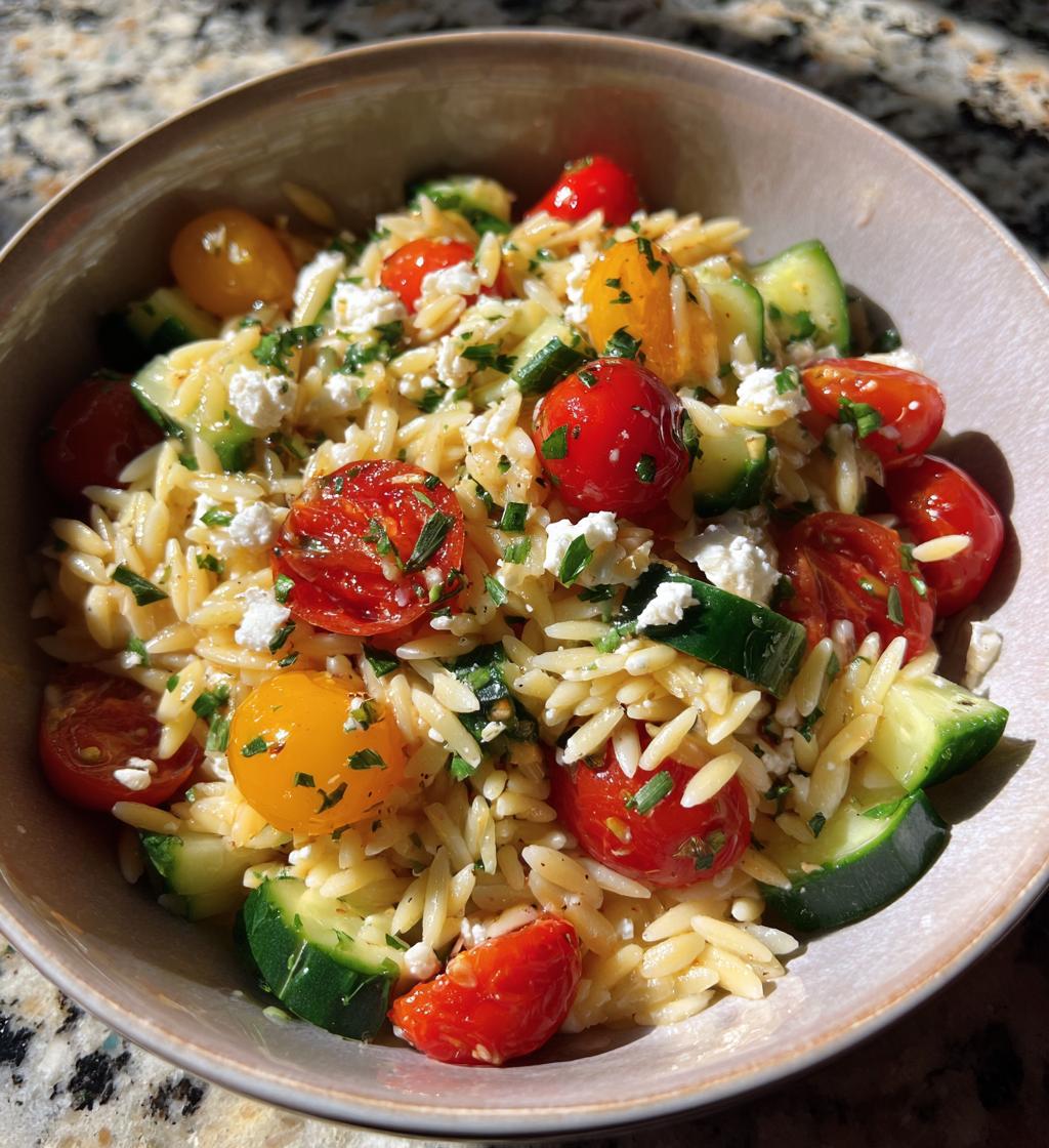 Orzo Salad - detail 1
