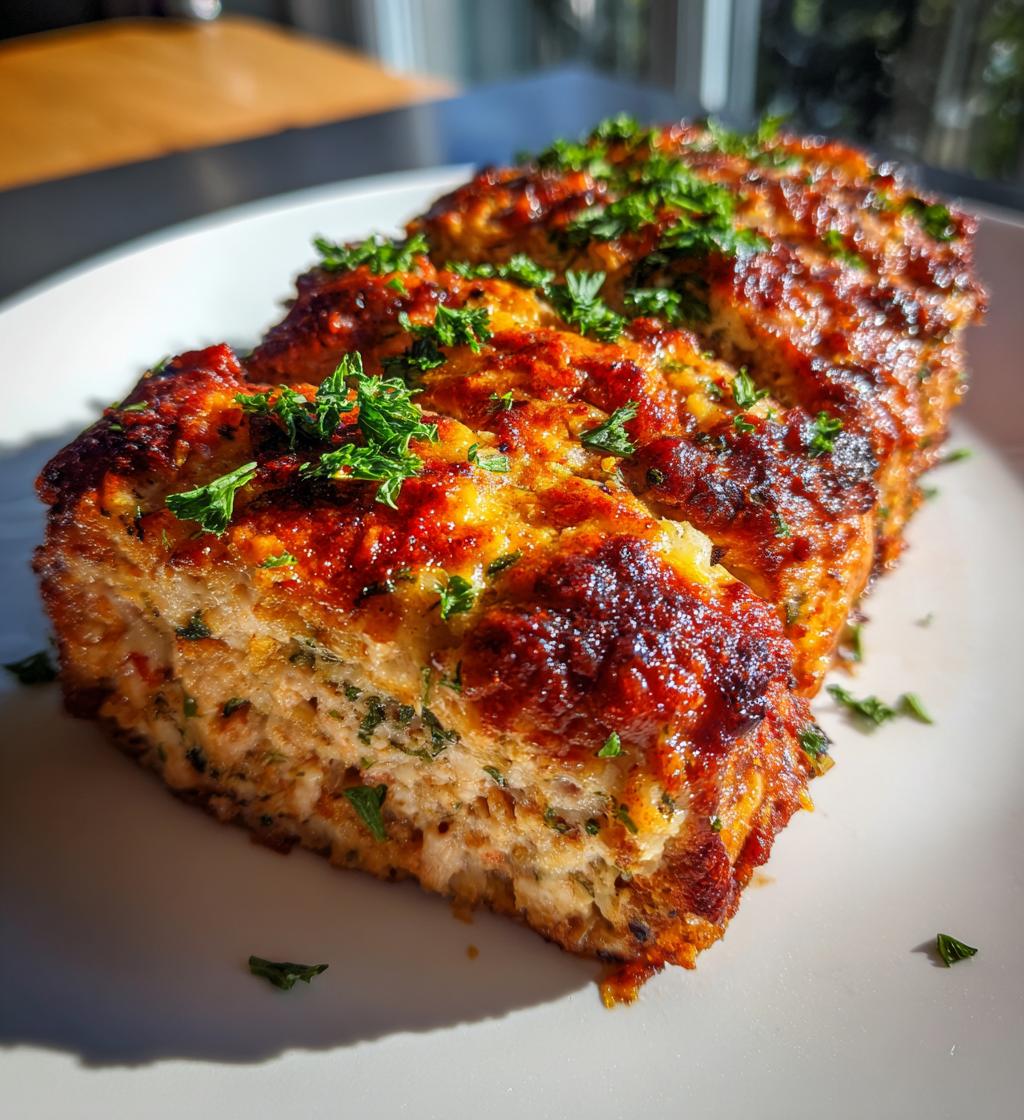 Parmesan Chicken Meatloaf