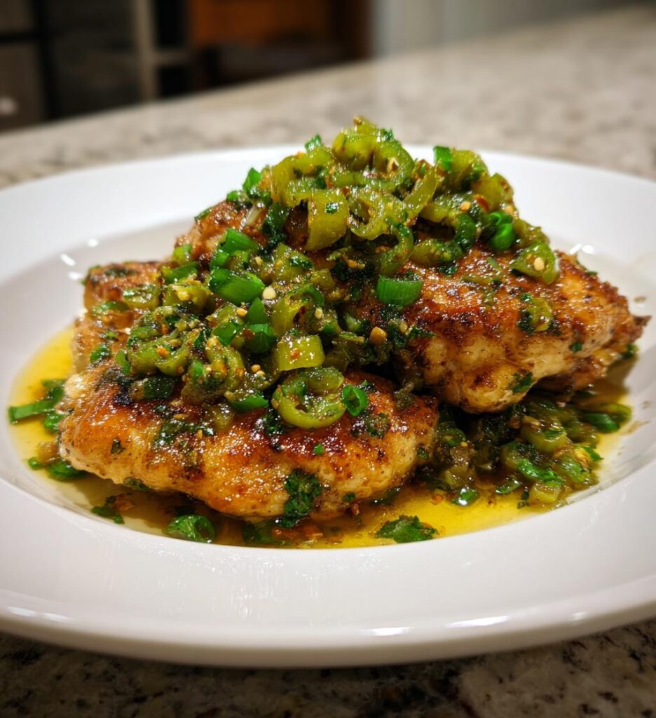 Pepperoncini Chicken Skillet