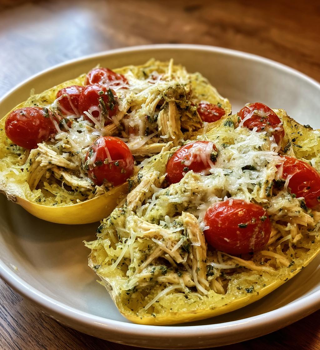 Pesto Chicken Spaghetti Squash - detail 1