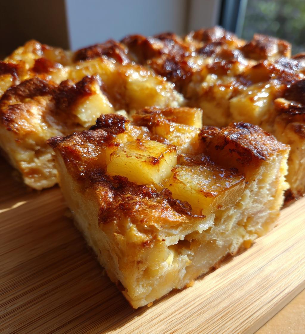 Pineapple Banana Bread Pudding - detail 1