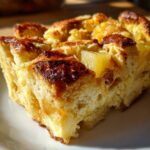 Pineapple Banana Bread Pudding
