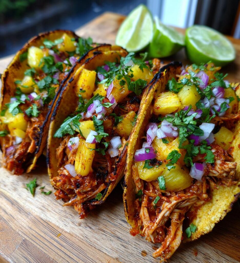 Pineapple Chicken Tacos