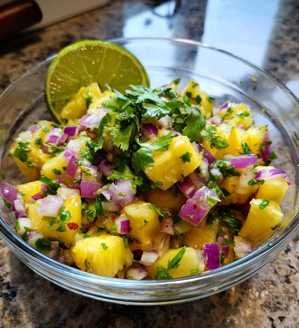 Pineapple Chipotle Salsa - detail 1
